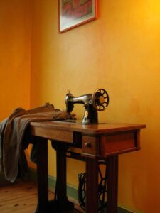 The Antique Singer Peddle Sewing Machine Image